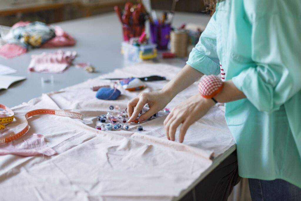 Estilo único de costura